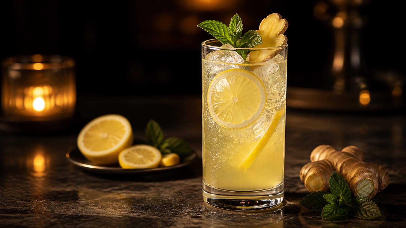 Ev Yapımı Zencefilli Limonata