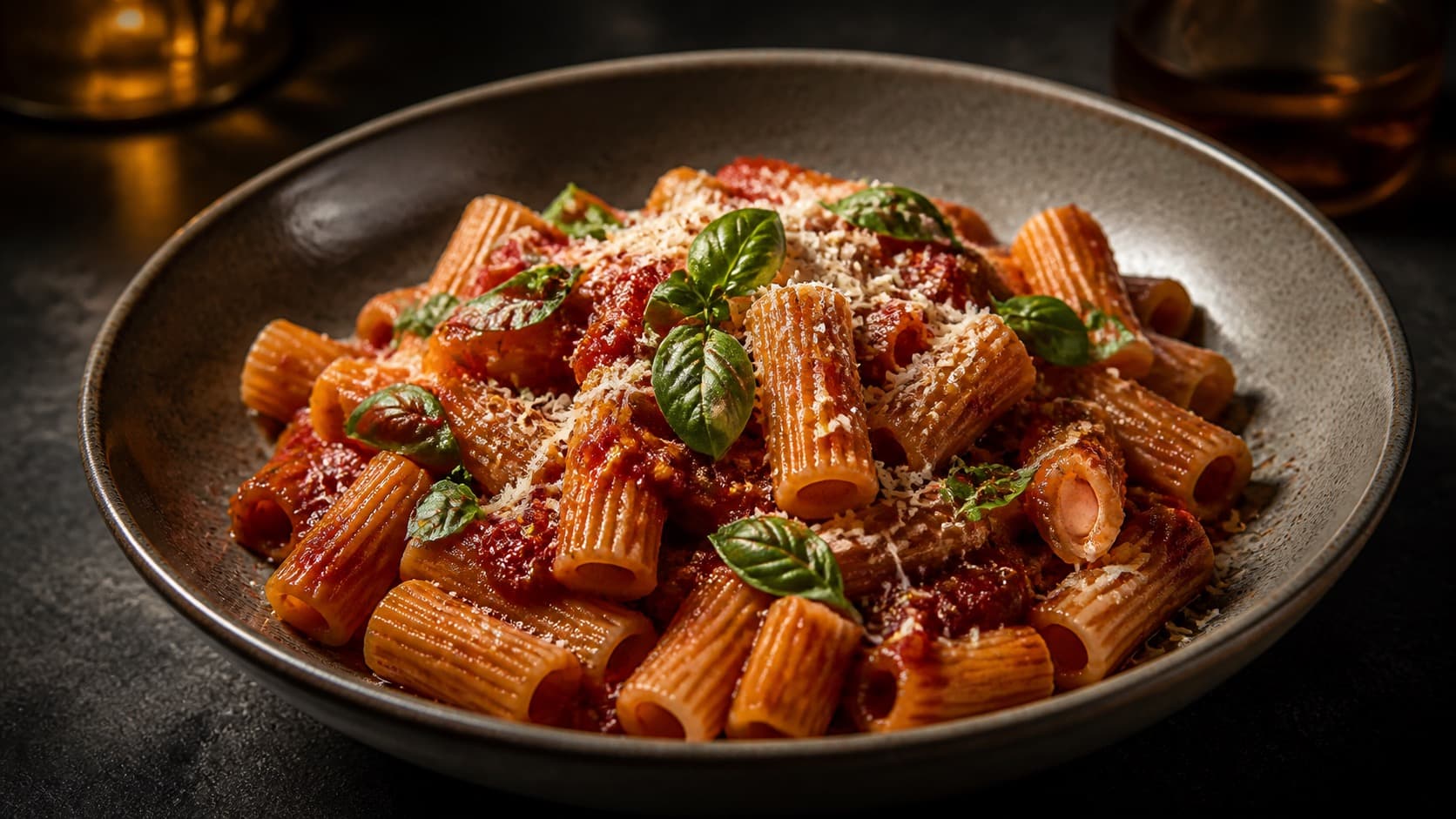 Acılı Rigatoni Arrabbiata
