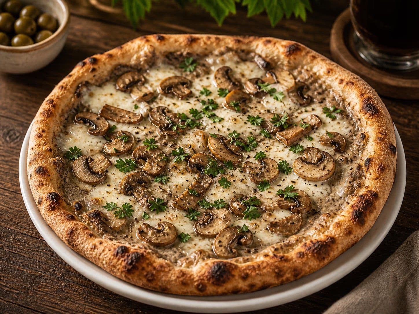 Mushroom Pizza