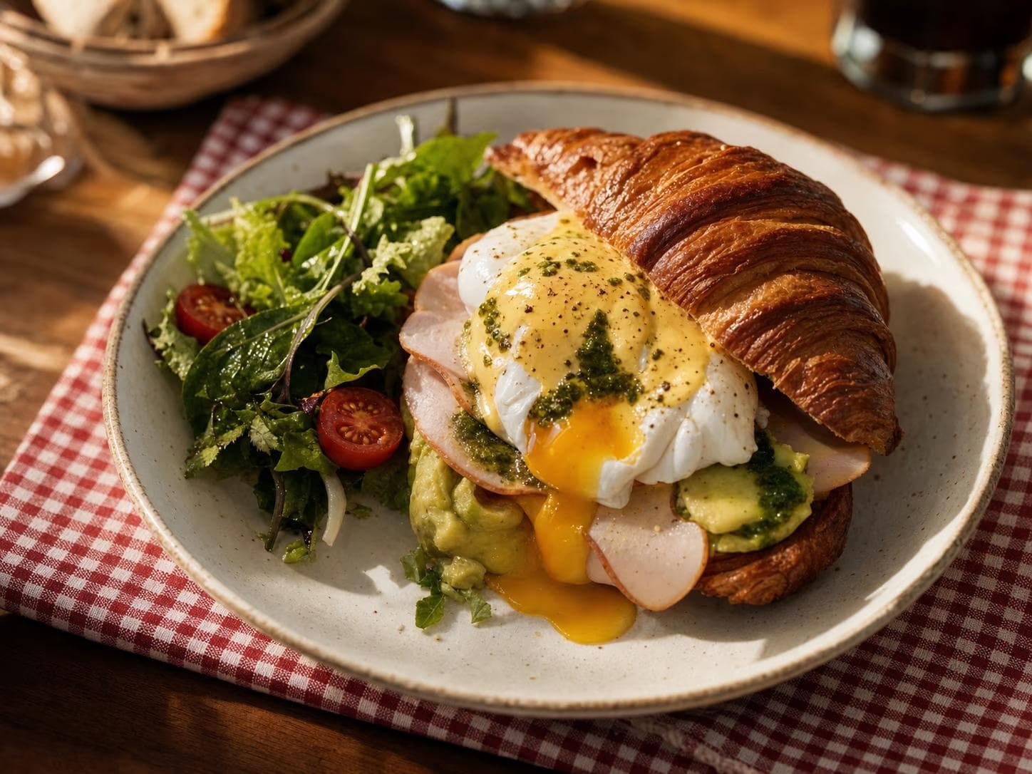 Croissant Benedict