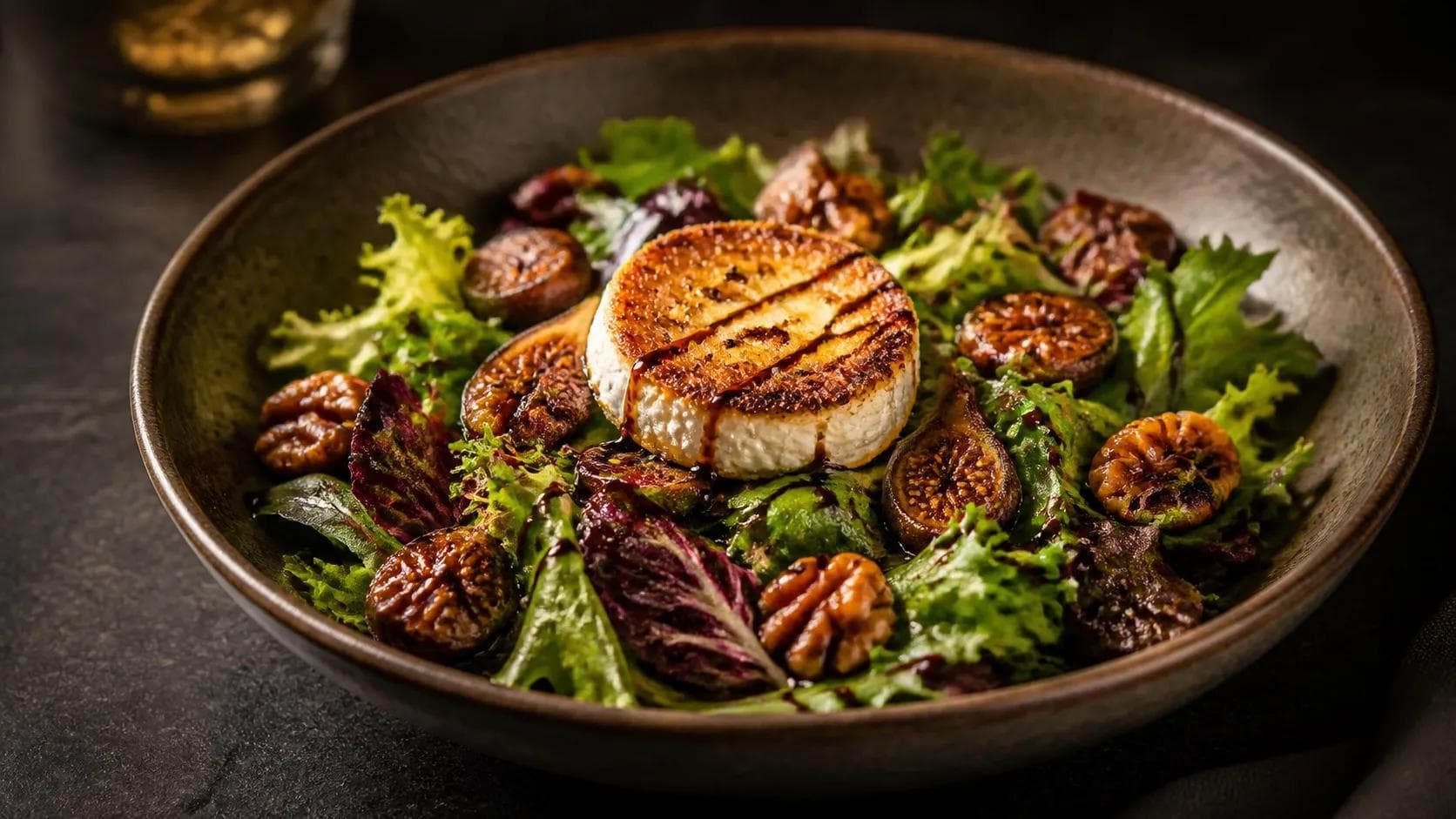 Keçi Peynirli İncir Salatası